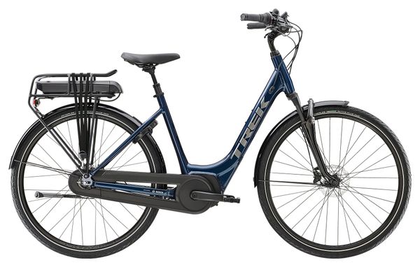 Vélo de Ville Électrique Trek District+ 2 Lowstep Shimano Nexus 7V 300 Wh 700 mm Bleu 2023