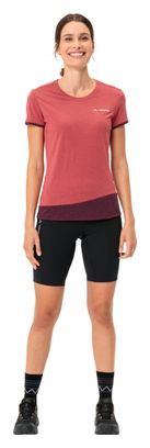 T-Shirt Technique Femme Vaude Sveit Rouge