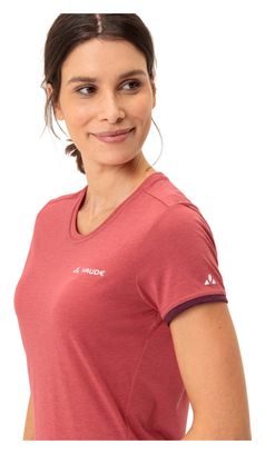 T-Shirt Technique Femme Vaude Sveit Rouge
