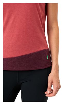 T-Shirt Technique Femme Vaude Sveit Rouge