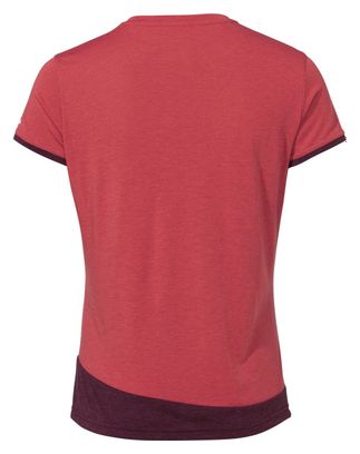 T-Shirt Technique Femme Vaude Sveit Rouge