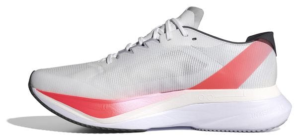 Chaussures Running adidas Adizero Boston 12 Blanc/Rouge Homme