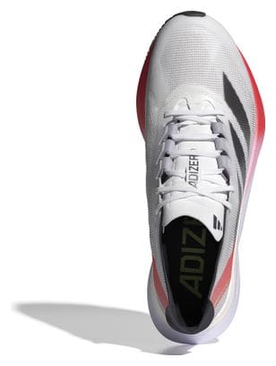 Chaussures Running adidas Adizero Boston 12 Blanc/Rouge Homme