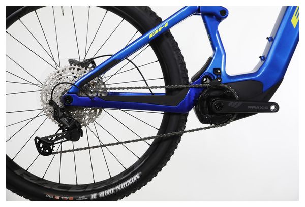 Producto renovado - Bh Bikes Atomx Lynx Carbon Pro 9.7 Shimano Deore XT 12V 720 Wh 29'' Azul/Amarillo 2022 Bicicleta eléctrica de montaña con suspensión total