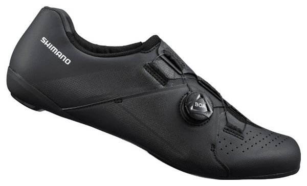 Par de zapatillas de carretera Shimano RC300 negras