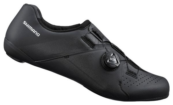 Pair of Shimano RC300 Road Shoes Black