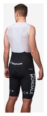 Radhose kurze Radhose Herren Van Rysel Decathlon AG2R La Mondiale Schwarz