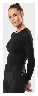 Sous-maillot vélo laine femme Cyclisme SRX Team Noir
