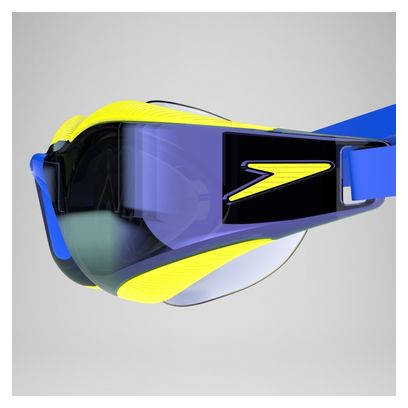 Speedo Fastskin Hyper Elite Swim Goggles Mirror Blue/Yellow