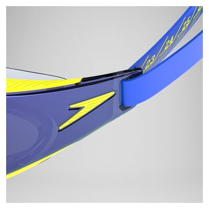 Speedo Fastskin Hyper Elite Swim Goggles Mirror Blue/Yellow