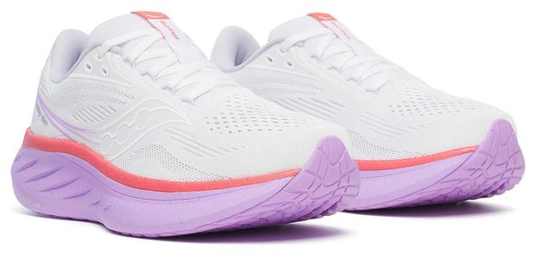 Hardloopschoenen Saucony Ride 18 Wit/Paars Dames