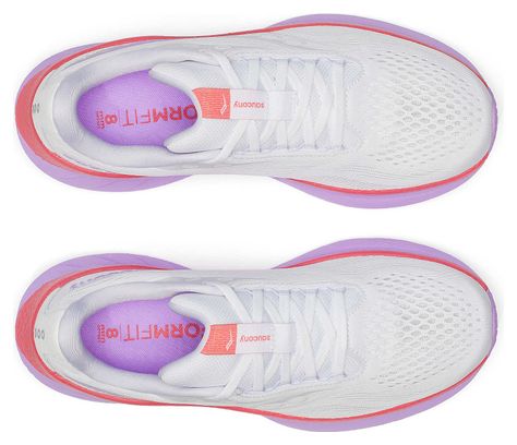 Hardloopschoenen Saucony Ride 18 Wit/Paars Dames