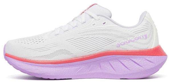Hardloopschoenen Saucony Ride 18 Wit/Paars Dames