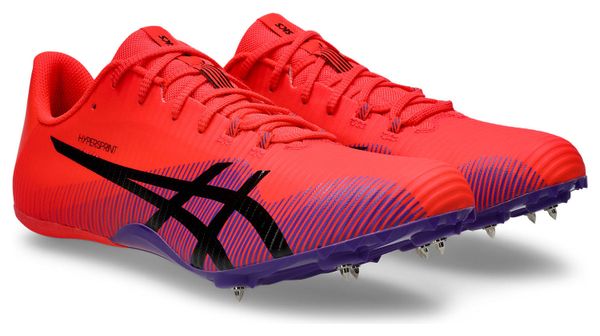 Scarpe da atletica Asics Hypersprint 8 rosso/viola unisex