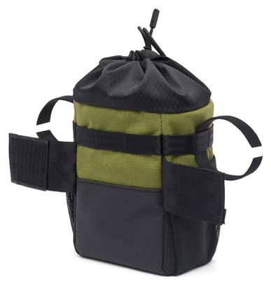Sacoche de Guidon Chrome Double Track Noir Vert