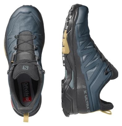 Chaussures de Randonnée Salomon X Ultra 4 GTX Bleu Noir Homme