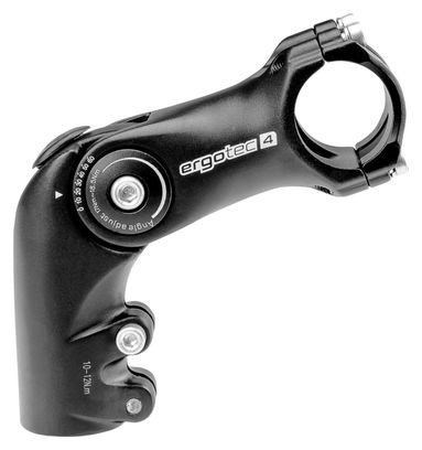 Gambo regolabile ERGOTEC OCTOPUS 2 0/60 31,6mm nero