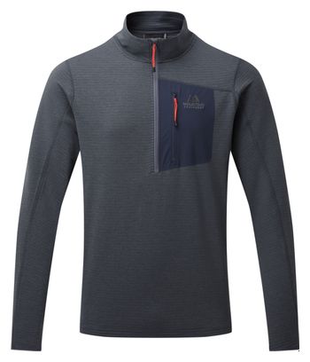Mountain Equipment Lumiko Mens Zip T Fleece Blue