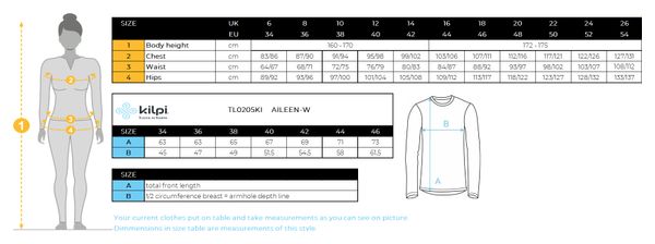 Sweat de course pour femme Kilpi AILEEN-W