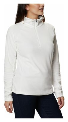 Columbia Women's Glacial IV 1/2 Zip Fleec White