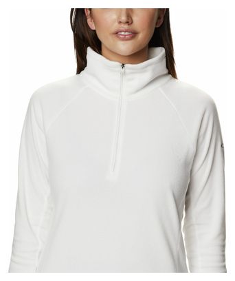 Columbia Women's Glacial IV 1/2 Zip Fleec White