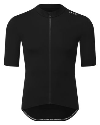 Maglia da uomo a maniche corte Le Col Pro, nera
