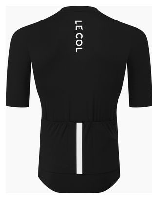 Maglia da uomo a maniche corte Le Col Pro, nera