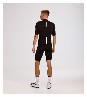 Maglia da uomo a maniche corte Le Col Pro, nera