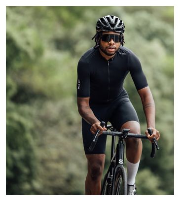 Maglia da uomo a maniche corte Le Col Pro, nera