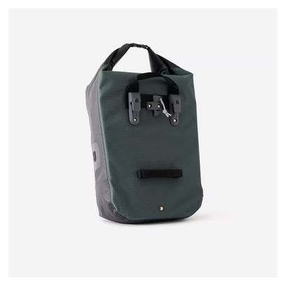 Gepäckträgertasche Btwin 500 1x20L Dunkelgrau