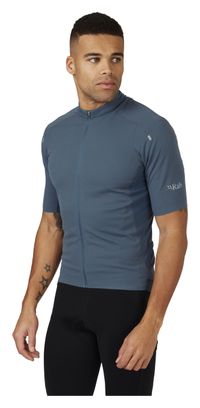 Kurzarmtrikot Rab Cinder Blau