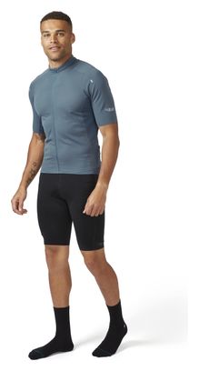 Kurzarmtrikot Rab Cinder Blau