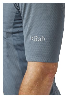 Kurzarmtrikot Rab Cinder Blau