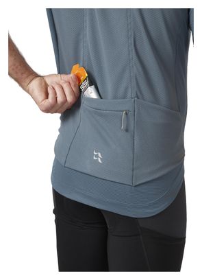 Kurzarmtrikot Rab Cinder Blau