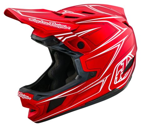 Casque Intégral Troy Lee Designs D4 Composite Mips Rouge