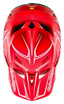 Troy Lee Designs D4 Composite Mips Volgelaatshelm Rood