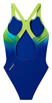 Speedo Powerback Blue/Green Girls' Swimsuit