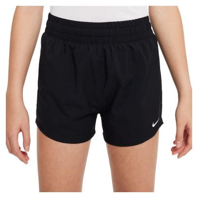 Nike Dri-Fit One High Rise meisjesshort zwart