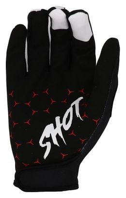 Gants Shot Bmx Rogue Cup Adulte Noir/Blanc T.S