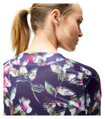 Maglietta Endura Floral a maniche lunghe da donna, edizione limitata, viola
