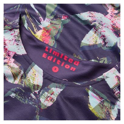 Maglietta Endura Floral a maniche lunghe da donna, edizione limitata, viola