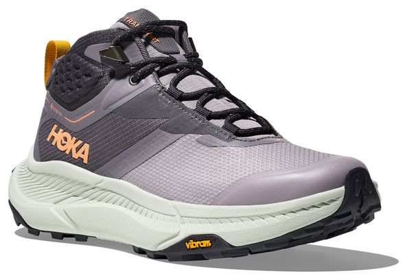 Women's Hoka Transport Hike GTX Outdoor Shoes Grey/Violet