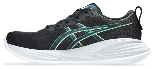 Asics Gel-Cumulus 27 Running Shoes, Black/Green, Men's