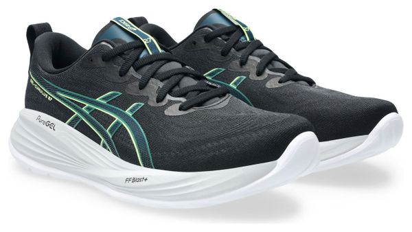 Asics Gel-Cumulus 27 Running Shoes, Black/Green, Men's