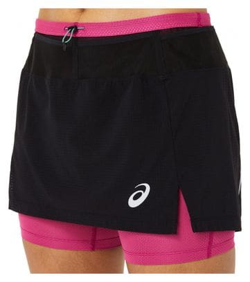 Asics Fujitrail 2-in-1 Skirt Black Pink Women