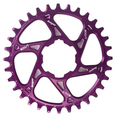 Hope Spiderless Direct Mount Boost Narrow Wide Chainring for Shimano 12S Drivetrains Purple