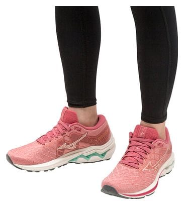 Chaussures de Running Femme Mizuno Wave Inspire 18 Rose