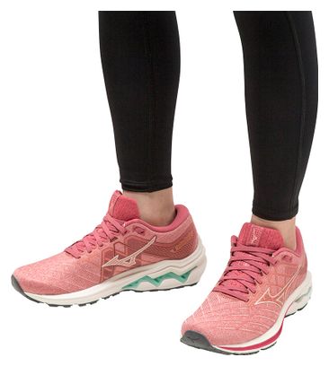 Chaussures de Running Femme Mizuno Wave Inspire 18 Rose