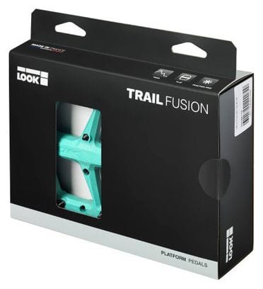 Look Trail Fusion Flat Pedals Ice Blue