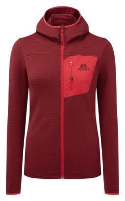 Polaire Femme Mountain Equipment Lumiko Hooded Rouge